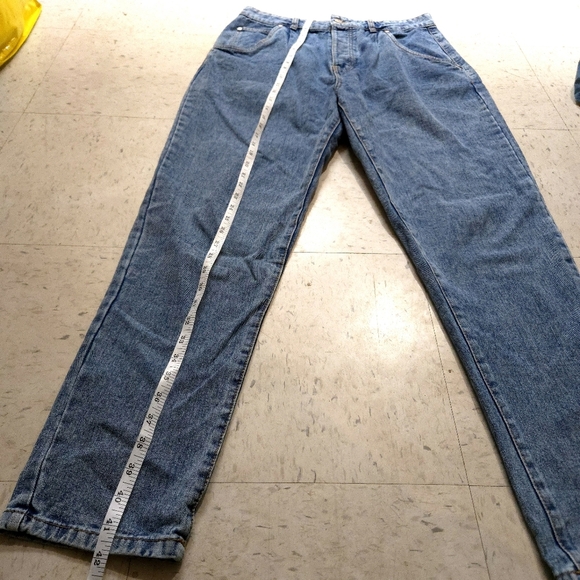 Refuge Denim | Blue Denim Mom Jeans Acid Wash - Picture 10 of 11